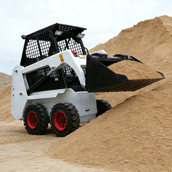 Is a remote-controlled skid steer loader easy to operate?（images 5）