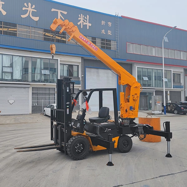 CM-T300 Off-Road Forklift with Multi-Function Rear Crane