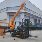 CM-T300 Off-Road Forklift with Multi-Function Rear Crane