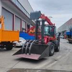 CM-T500 Off-Road Forklift with Multi-Function Rear Crane